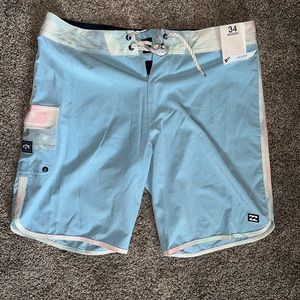 Billabong swim trunks, size 34